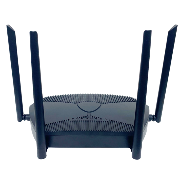 black color wifi6 plastic case router